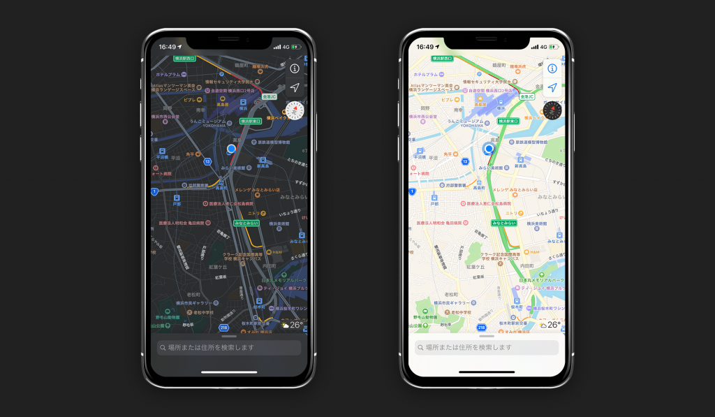 Map_比較_iPhone